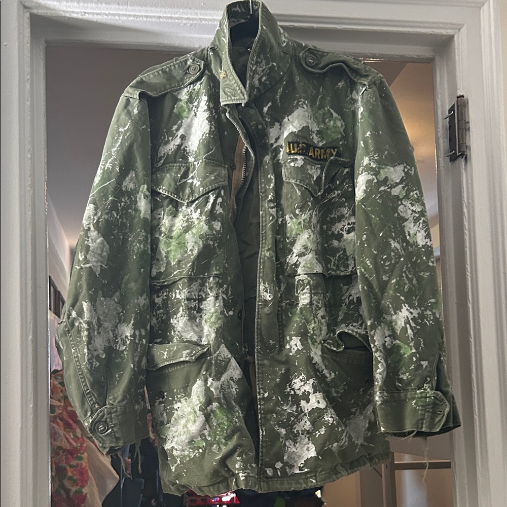 Men's Green Camouflage Jacket